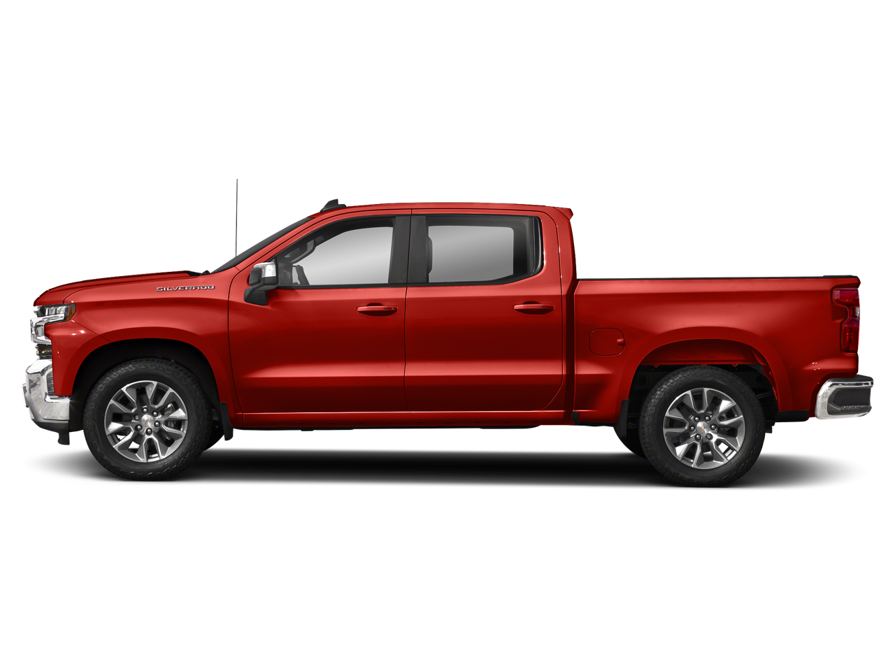 2021 Chevrolet Silverado 1500 — rear three-quarter view