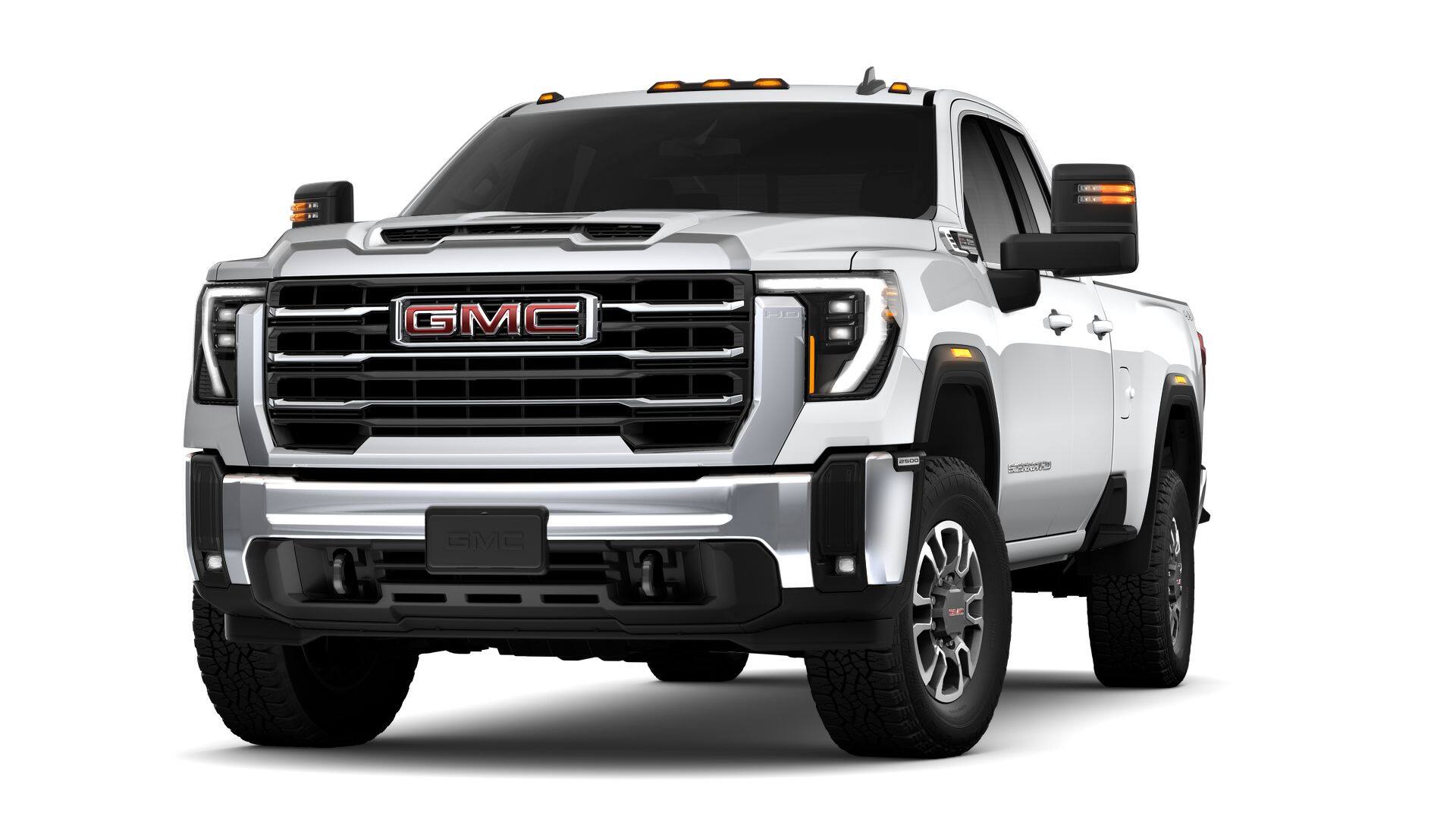 2026 GMC Sierra 2500 HD Pro in Summit White — front three-quarter view