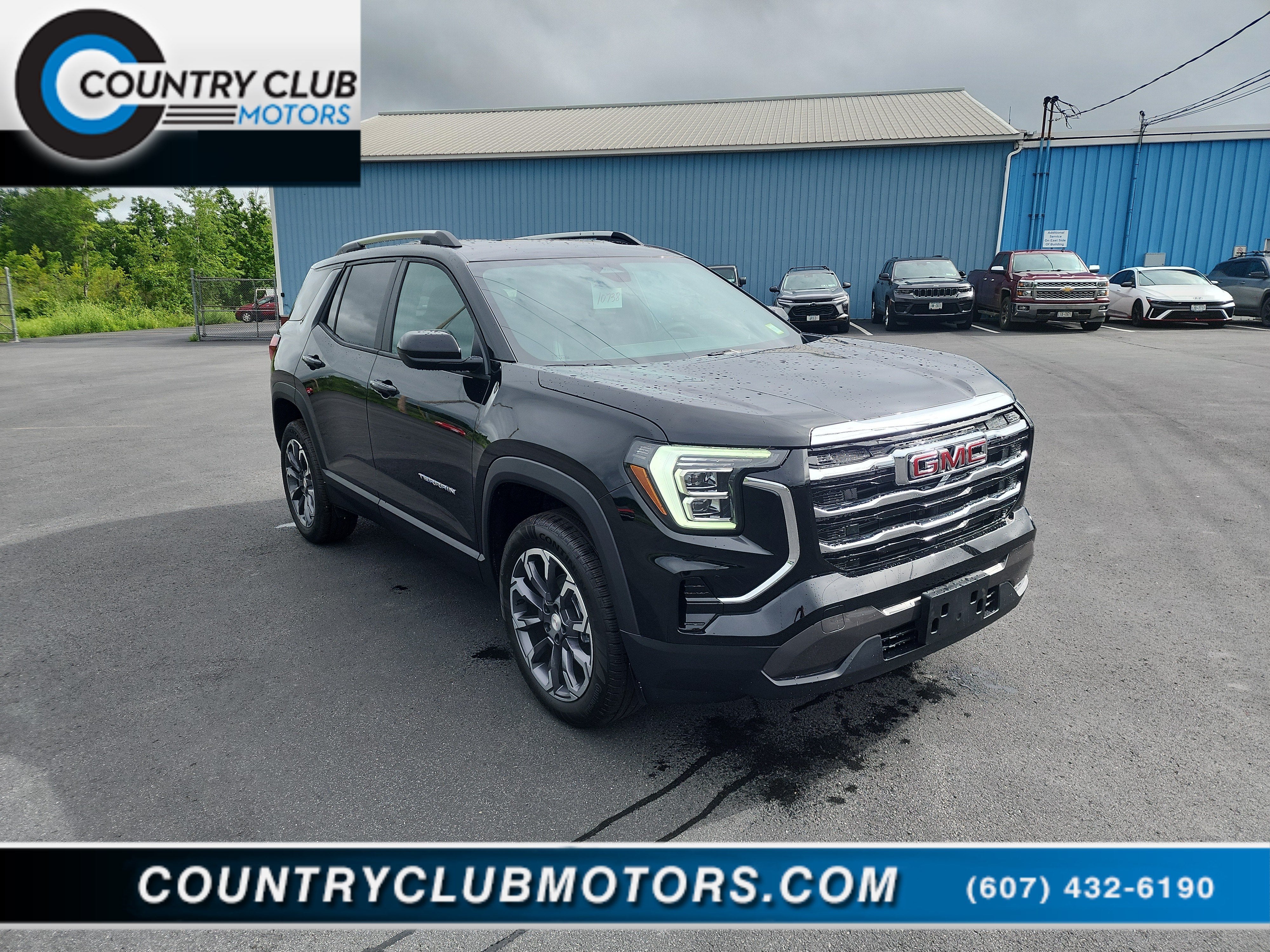 2026 GMC Terrain Elevation in Ebony Twilight Metallic — front three-quarter view